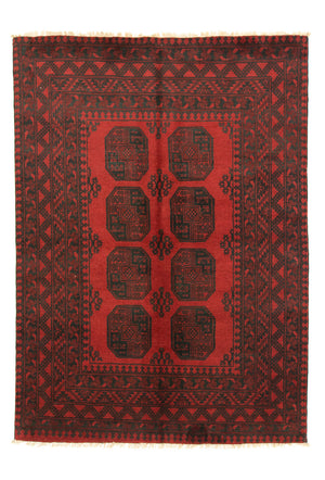 Afghansk matta - Filpa - 200 x 146 cm - röd