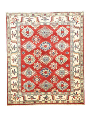 Ziegler Carpet - Kazak - 199 x 146 cm - mörkröd