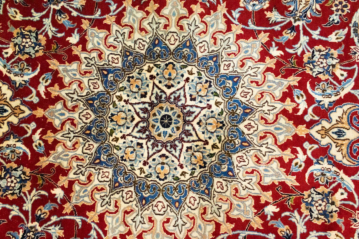 Persisk matta - Nain - 356 x 244 cm - röd