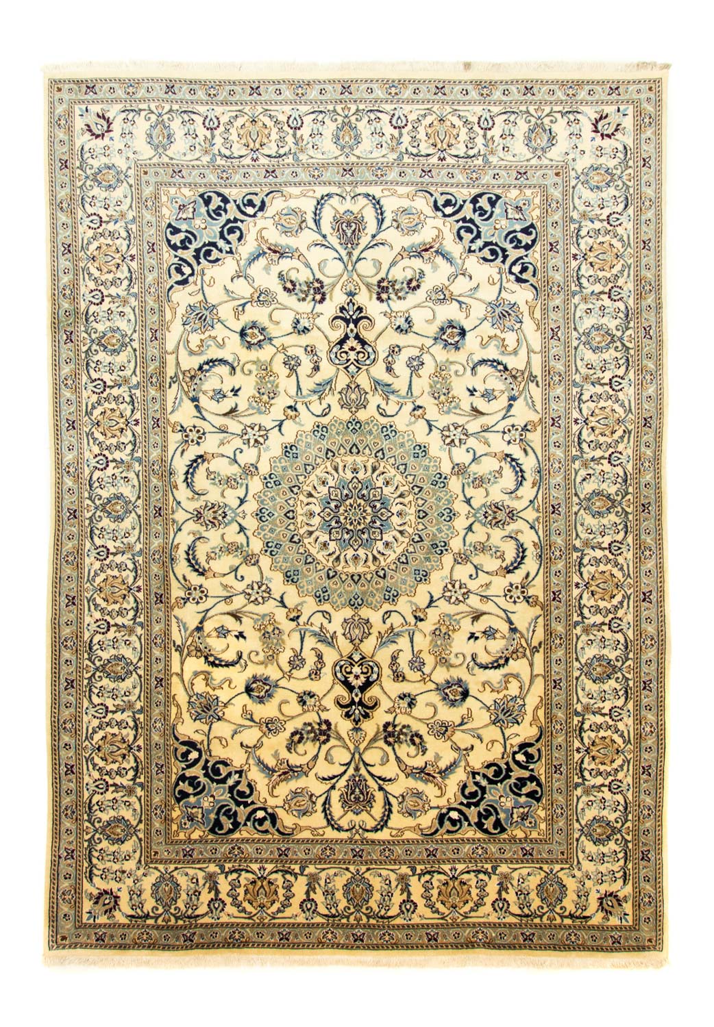 Persisk matta - Nain - 339 x 239 cm - naturvit