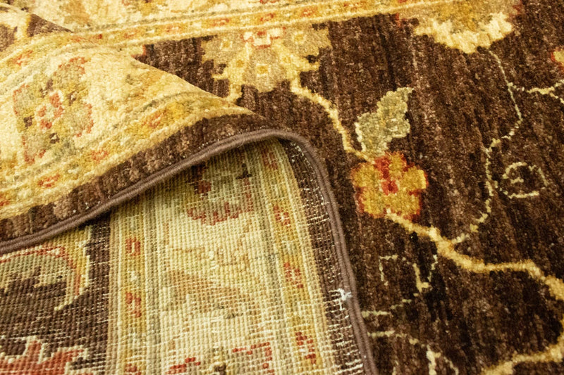 Runner Ziegler Carpet - 385 x 90 cm - mörkbrun