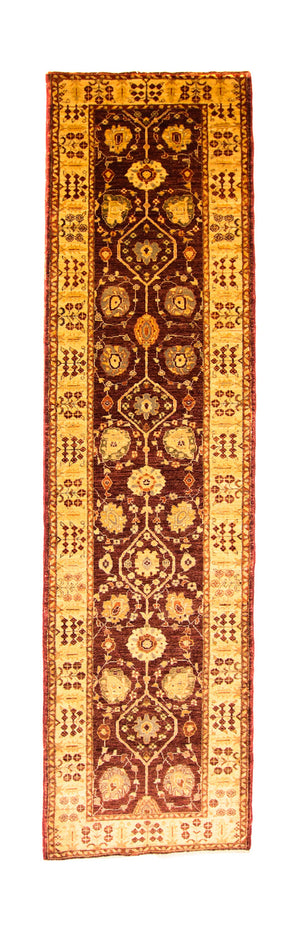 Runner Ziegler Carpet - 347 x 81 cm - mörkbrun