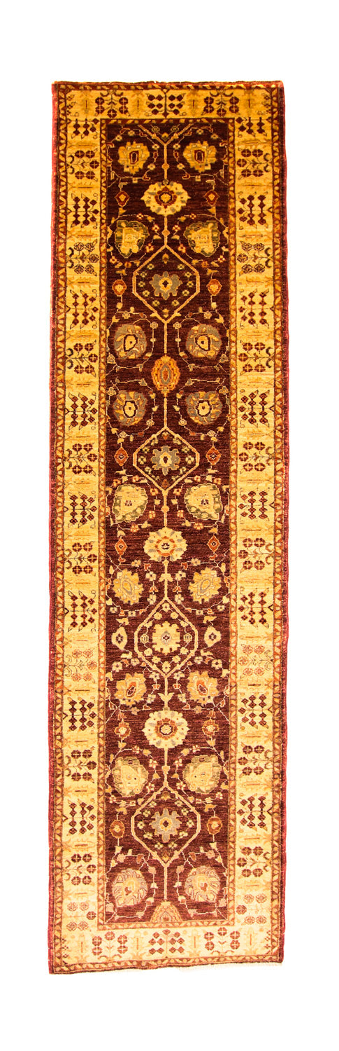 Runner Ziegler Carpet - 347 x 81 cm - mörkbrun