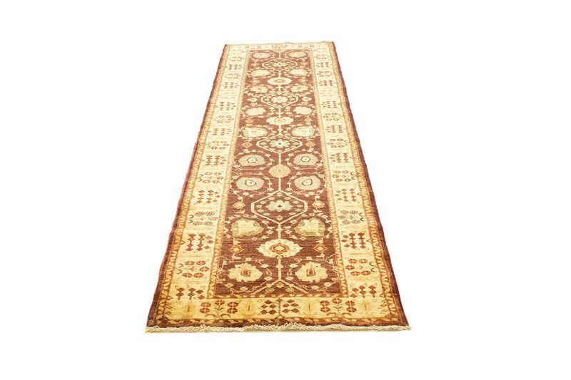 Runner Ziegler Carpet - 347 x 81 cm - mörkbrun