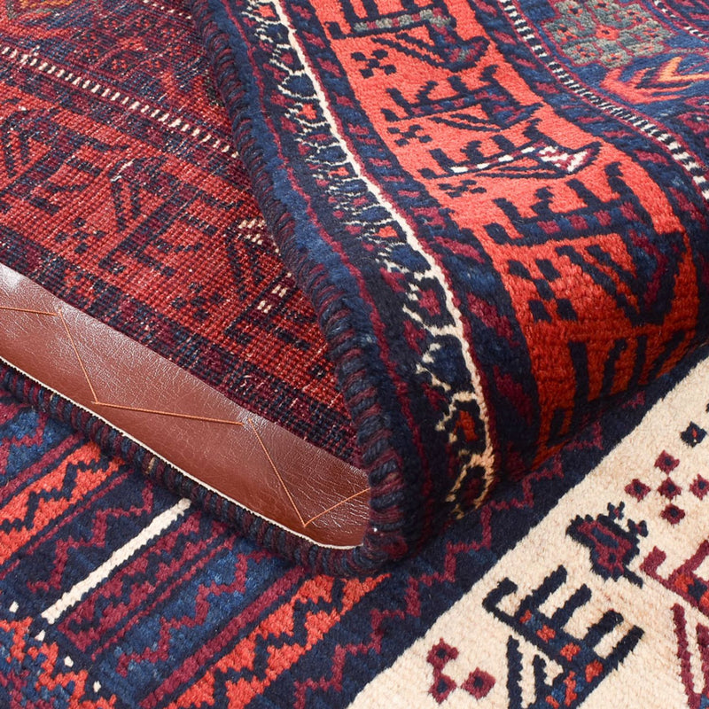 Baluch-matta - 210 x 153 cm - grädde