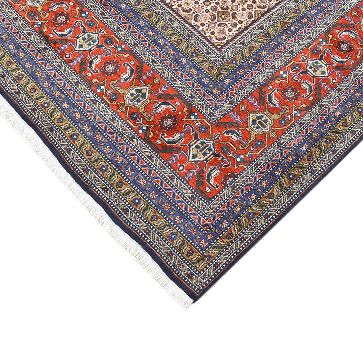 Persisk matta - Nomadic - Kungliga - 400 x 292 cm - ljus mocca