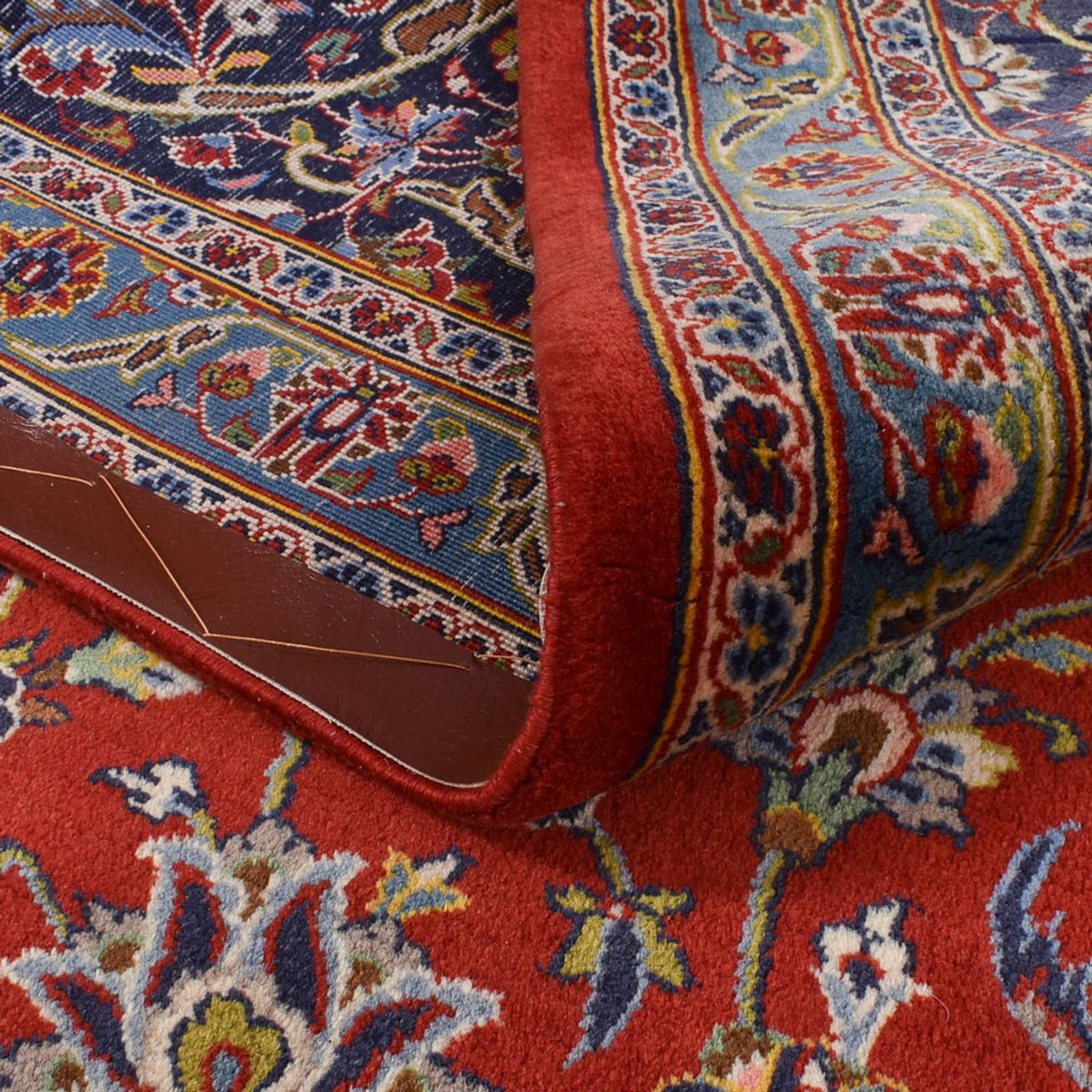 Persiska mattor - Keshan - 392 x 295 cm - röd