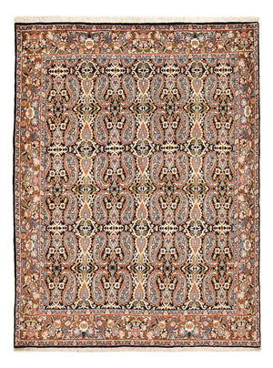 Persisk matta - Bijar - 226 x 169 cm - ljus mocca