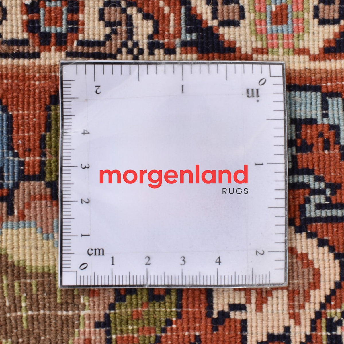 Persisk matta - Bijar - 226 x 169 cm - ljus mocca