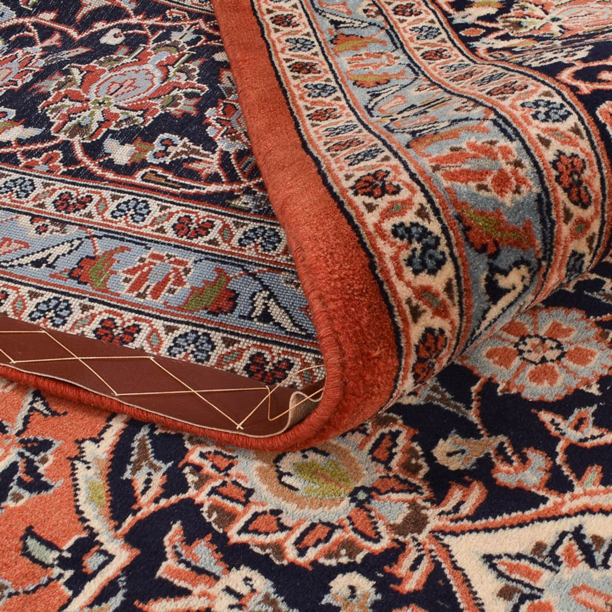 Persiska mattor - Keshan - Kungliga - 395 x 298 cm - ljusröd