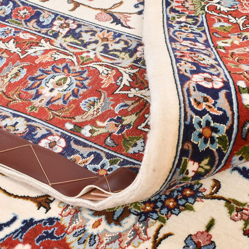 Persisk matta - Ghom - Kunglig - 216 x 140 cm - grädde