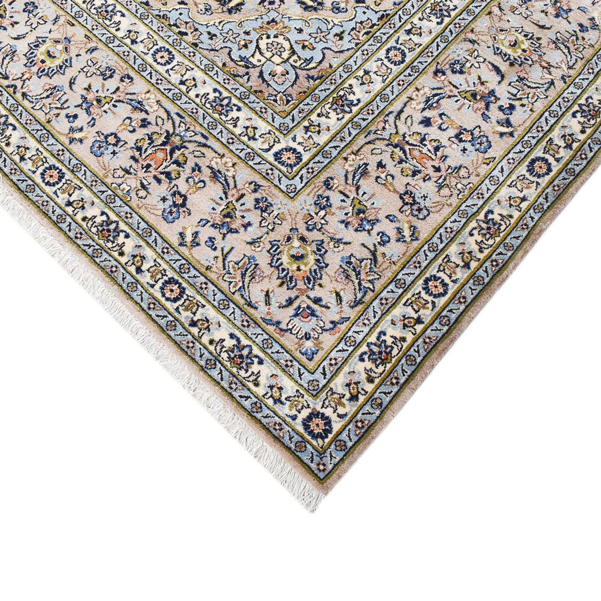 Persiska mattor - Keshan - 352 x 257 cm - grått