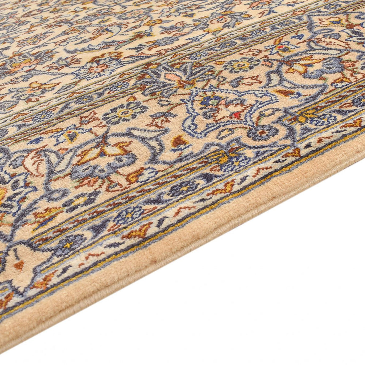 Persiska mattor - Keshan - 217 x 138 cm - grädde