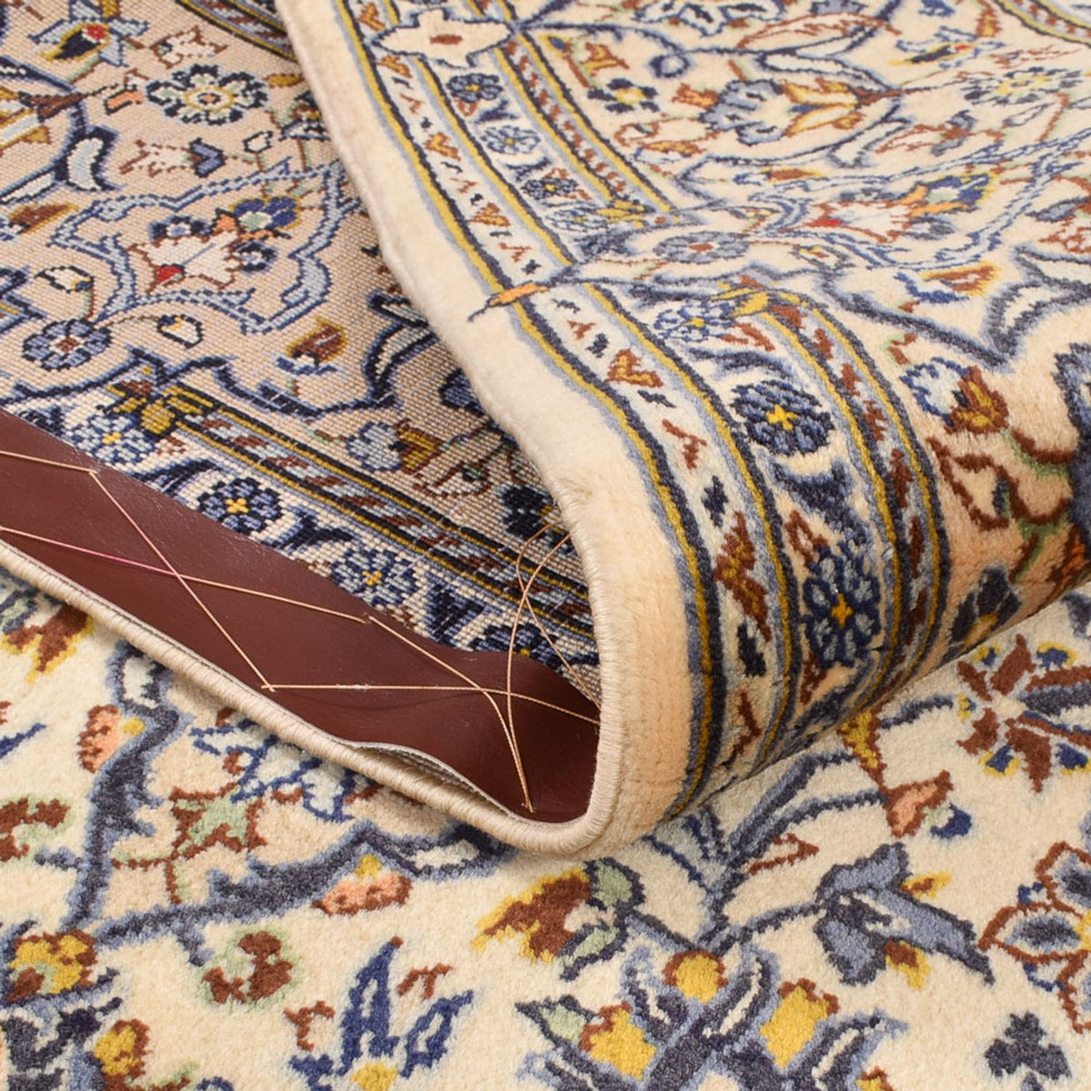 Persiska mattor - Keshan - 217 x 138 cm - grädde