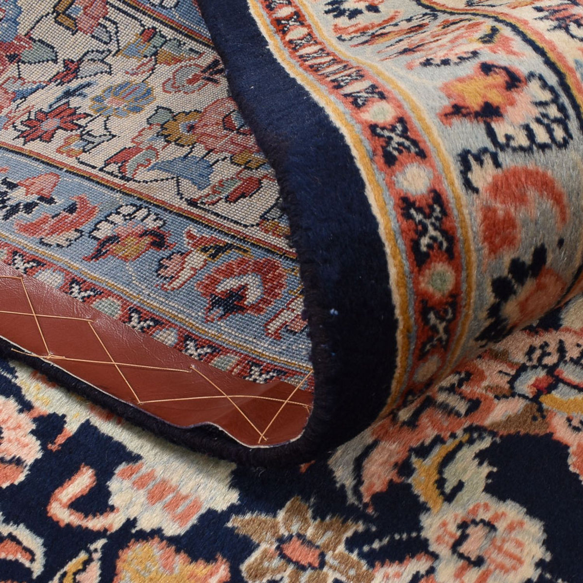 Persiska mattor - Keshan - 238 x 205 cm - mörkblå