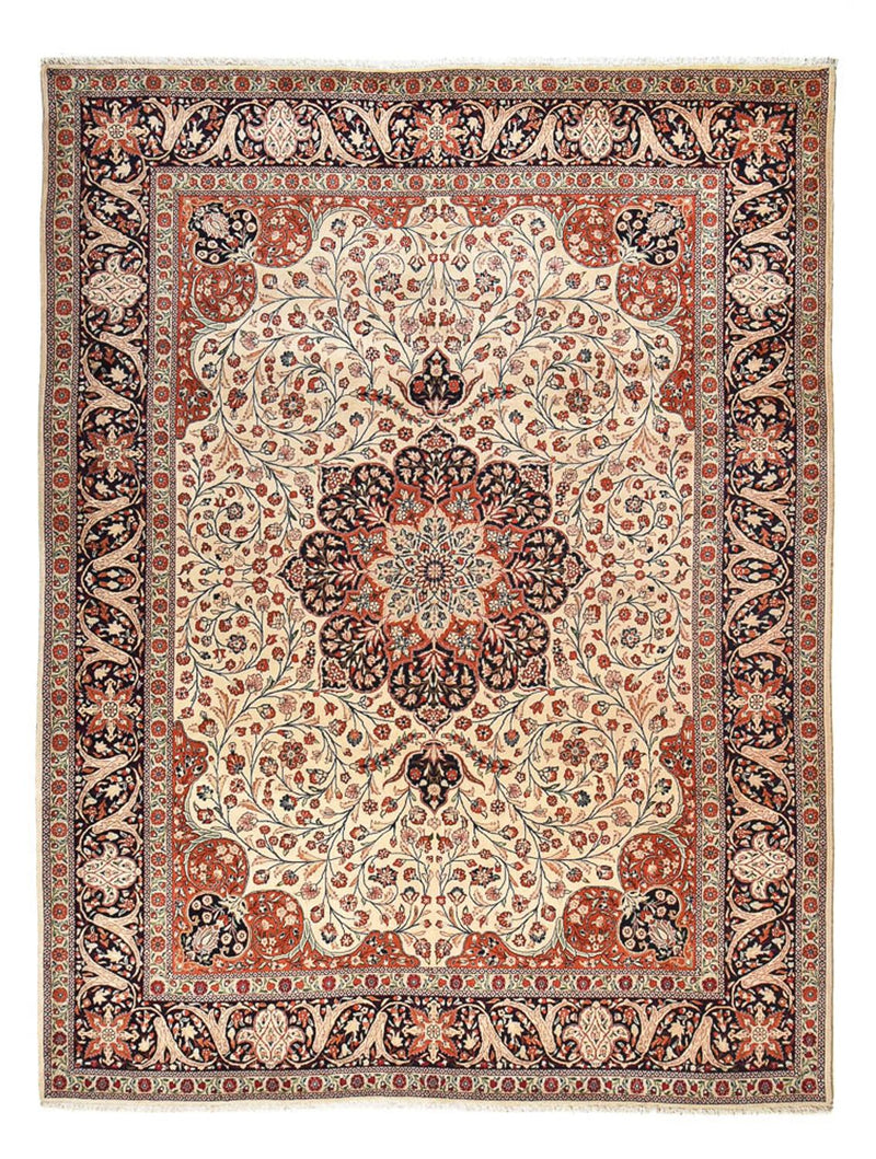 Persiska mattor - Keshan - 403 x 299 cm - beige