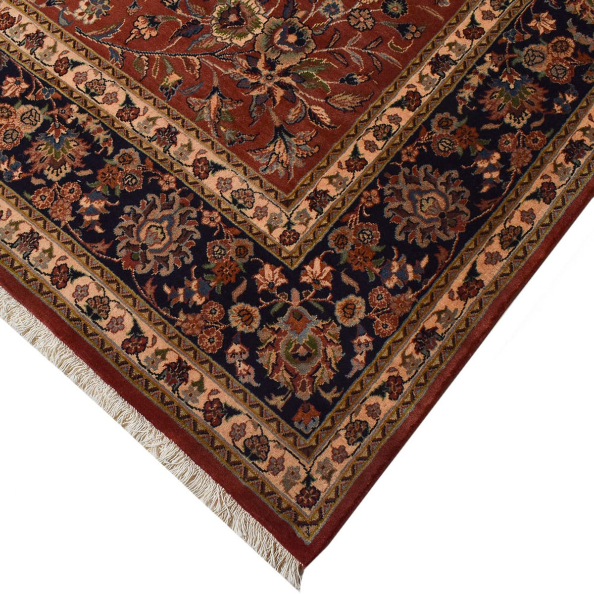 Persisk matta - Nomadic - 296 x 194 cm - mörkröd