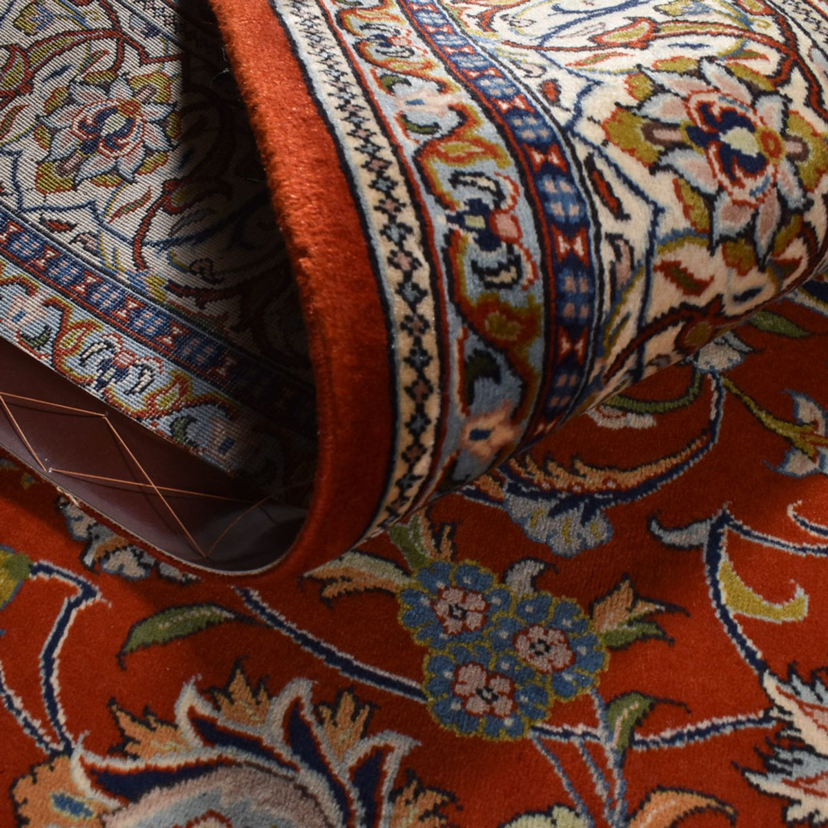 Persisk matta - Classic - 293 x 207 cm - mörkröd