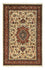 Persisk matta - Ghom - Kunglig - 202 x 131 cm - ljusbeige