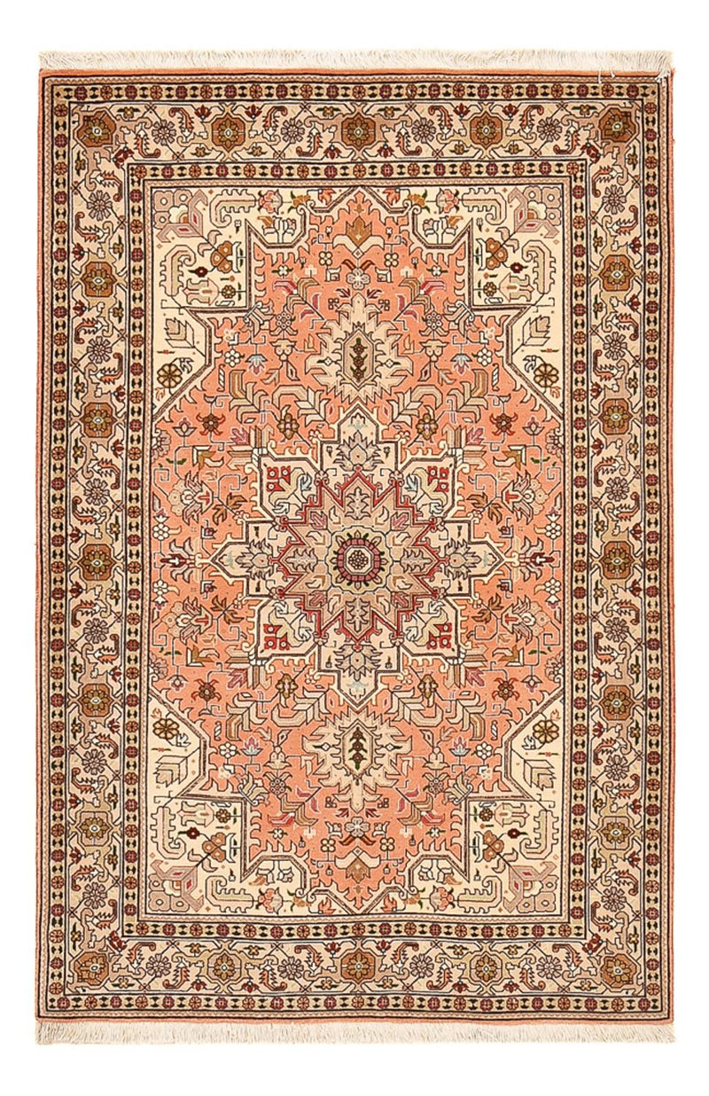 Persisk matta - Tabriz - Royal - 159 x 106 cm - ljusröd