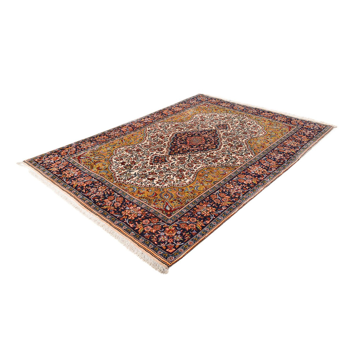 Persisk matta - Tabriz - Royal - 210 x 153 cm - karamell