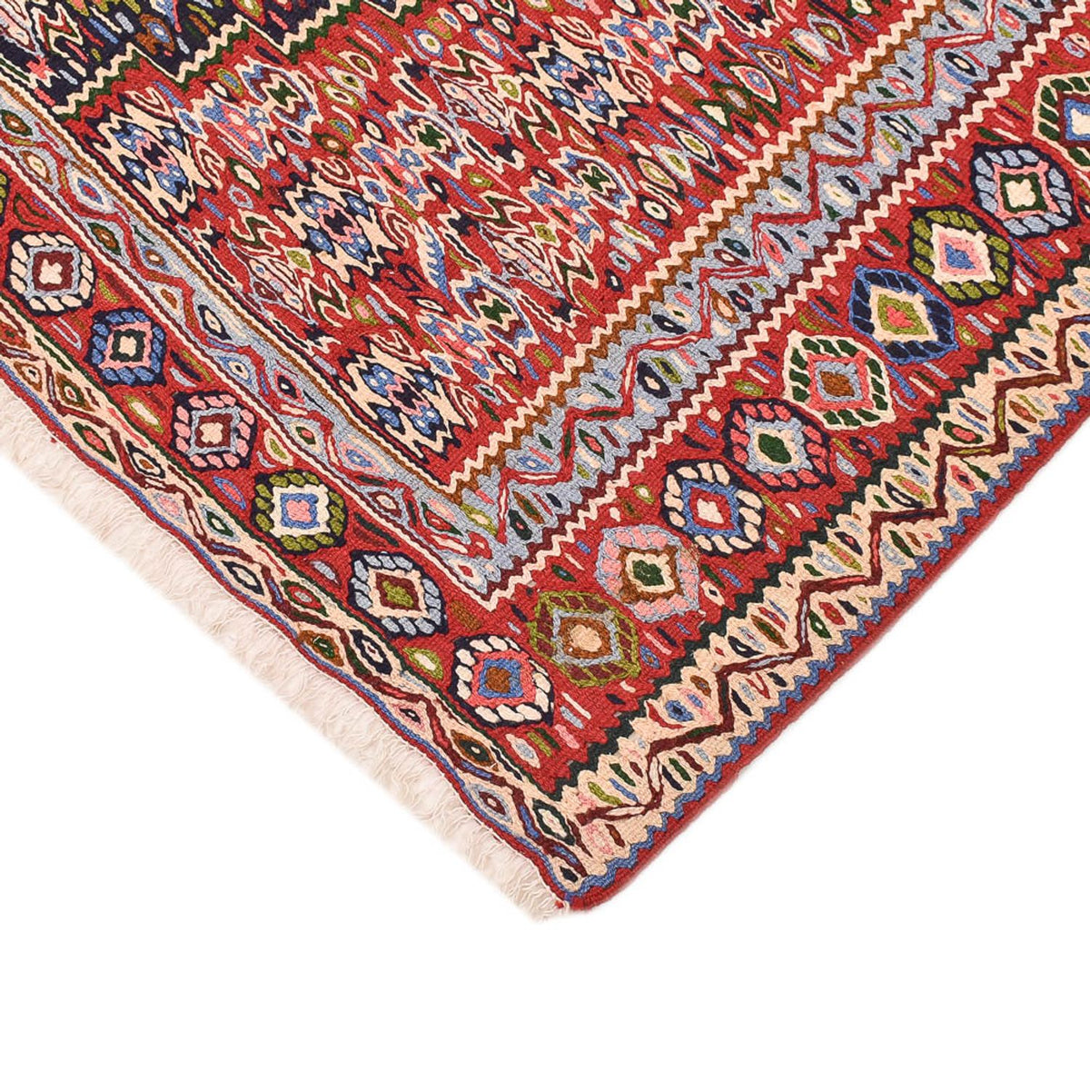Kelim Carpet - orientalisk matta - 237 x 144 cm - terrakotta