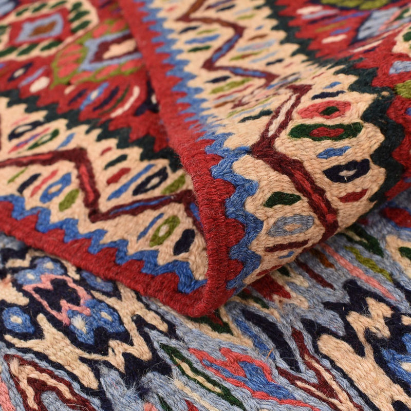 Kelim Carpet - orientalisk matta - 237 x 144 cm - terrakotta