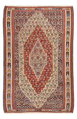Kelim Carpet - orientalisk matta - 232 x 157 cm - brun
