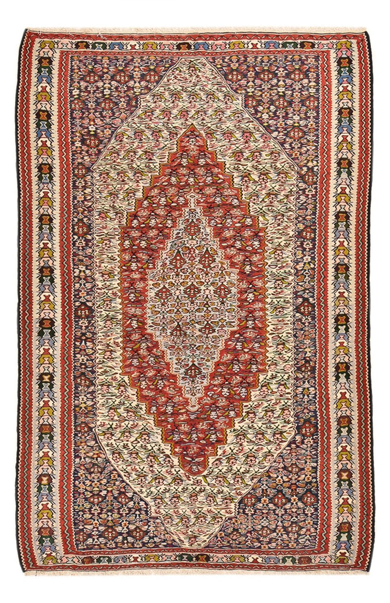 Kelim Carpet - orientalisk matta - 232 x 157 cm - brun