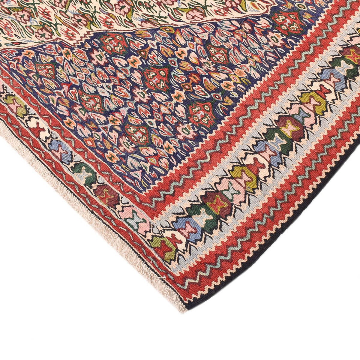 Kelim Carpet - orientalisk matta - 232 x 157 cm - brun