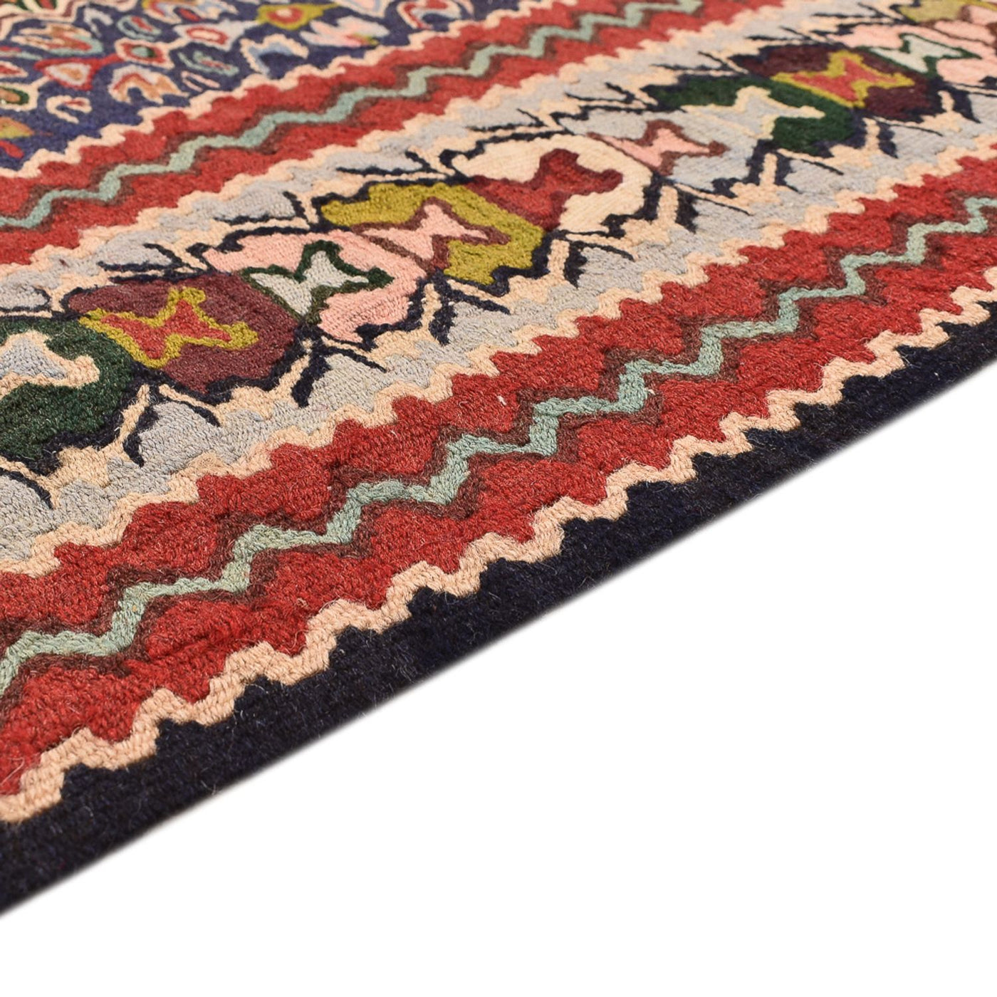 Kelim Carpet - orientalisk matta - 232 x 157 cm - brun