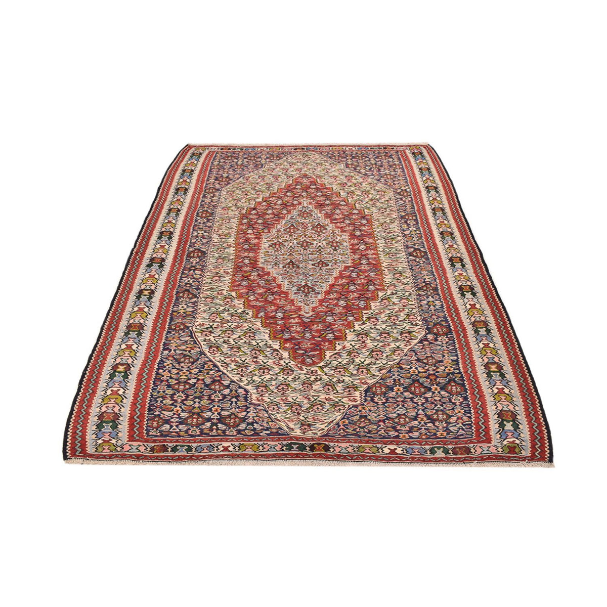 Kelim Carpet - orientalisk matta - 232 x 157 cm - brun