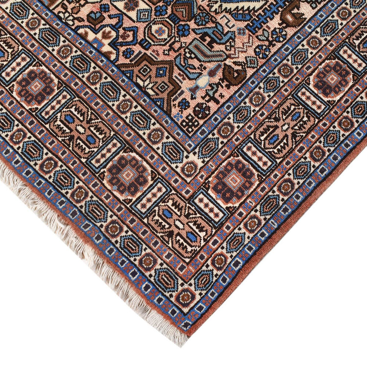 Persisk matta - Nomadic - 200 x 136 cm - mörkgrå