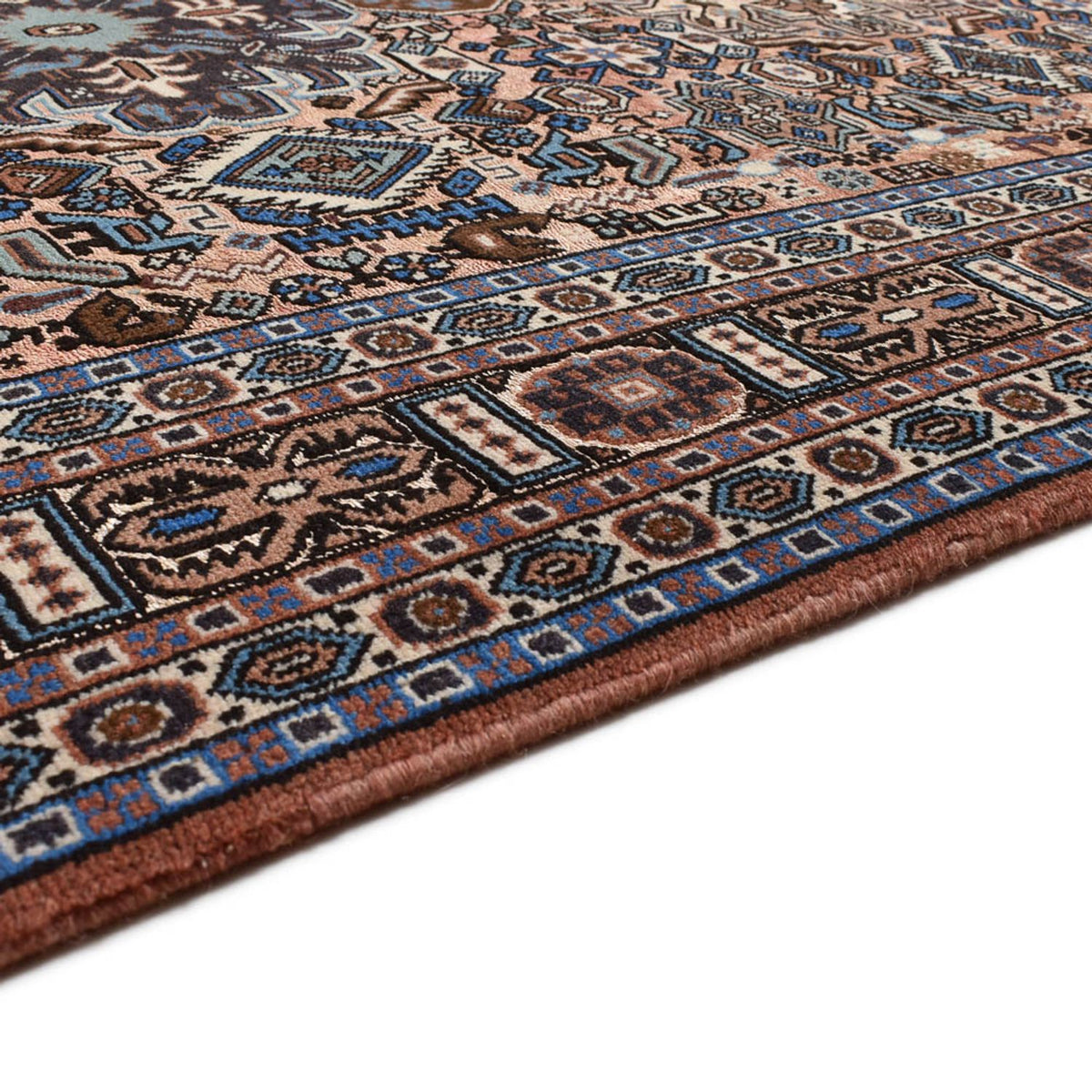 Persisk matta - Nomadic - 200 x 136 cm - mörkgrå