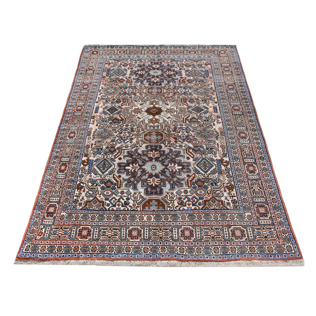 Persisk matta - Nomadic - 200 x 136 cm - mörkgrå