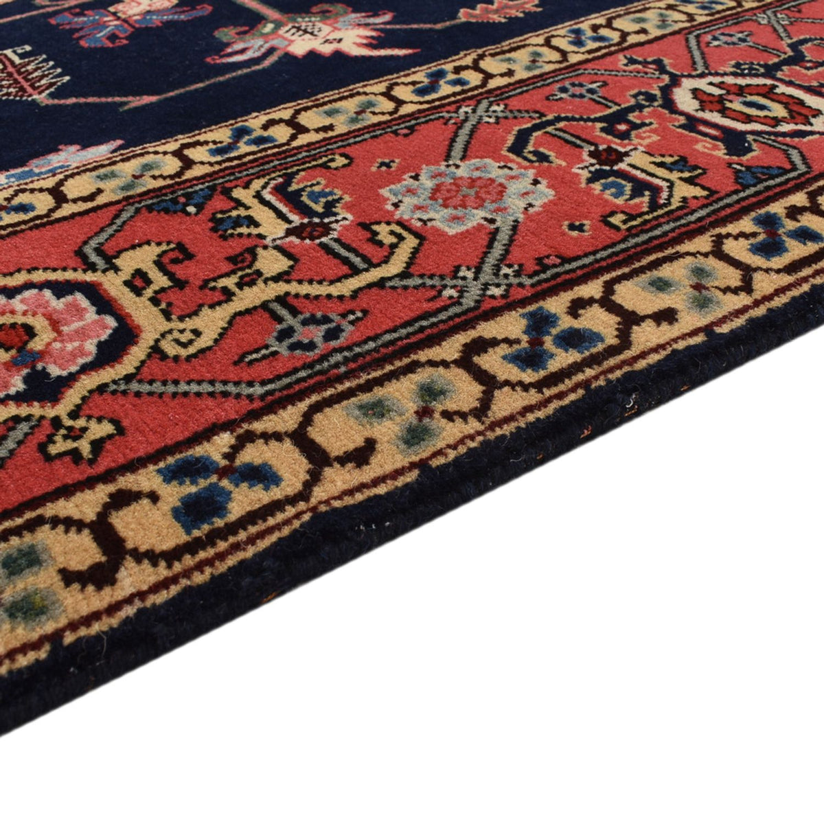 Persisk matta - Nomadic - 260 x 146 cm - mörkblå