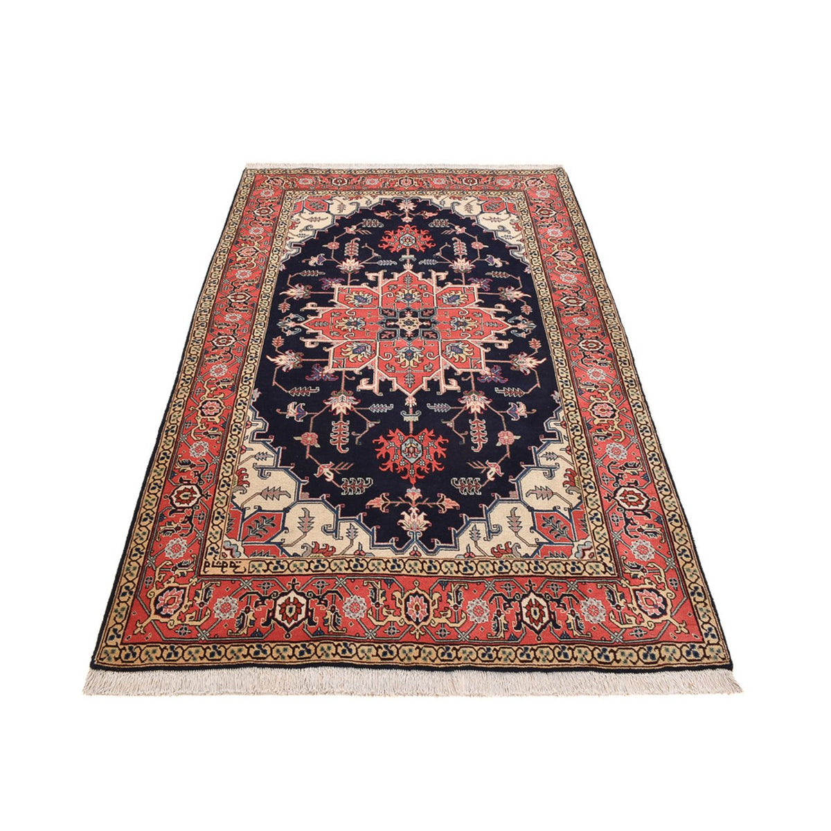 Persisk matta - Nomadic - 260 x 146 cm - mörkblå
