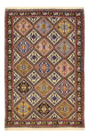 Kashkuli Mattan 97x144cm - Persisk matta - Rektangulär / Flerfärgad / 97 x 144 cm Rektangulär