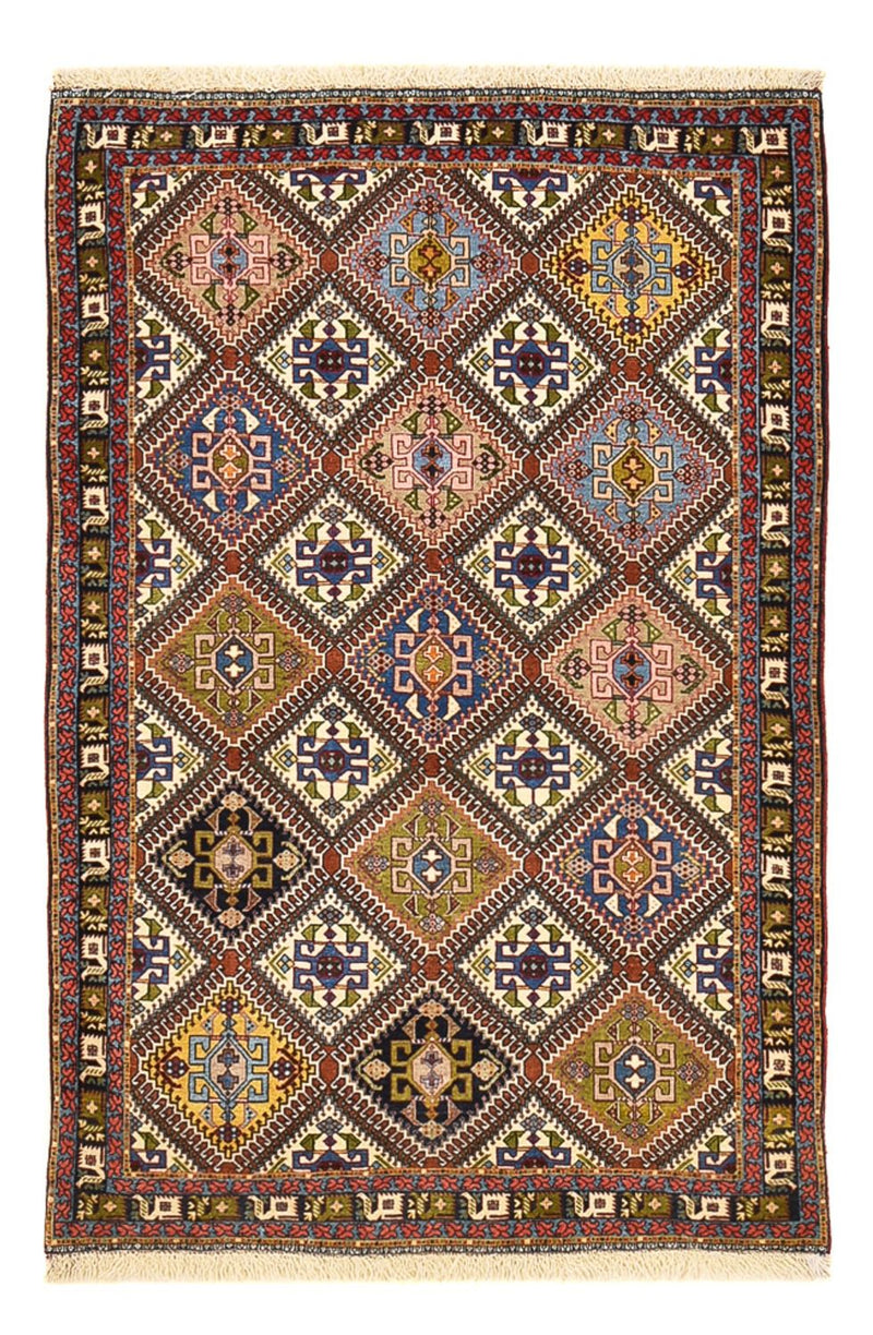 Gabbeh-matta - Kashkuli Persiska - 144 x 97 cm - flerfärgad