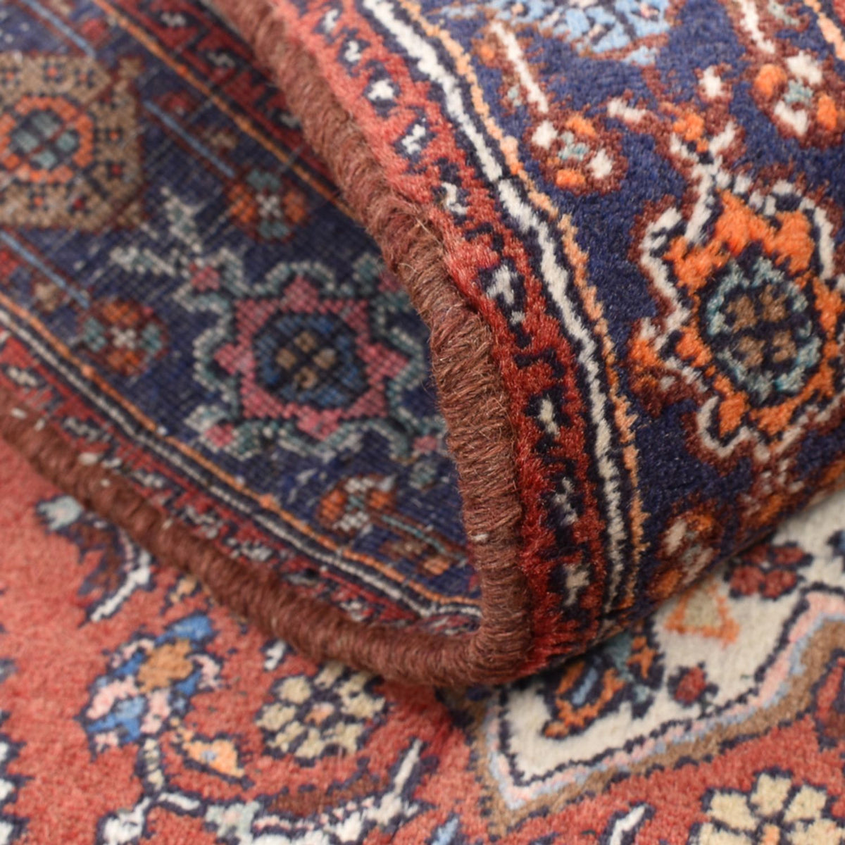 Persisk matta - Nomadic - 126 x 81 cm - terrakotta