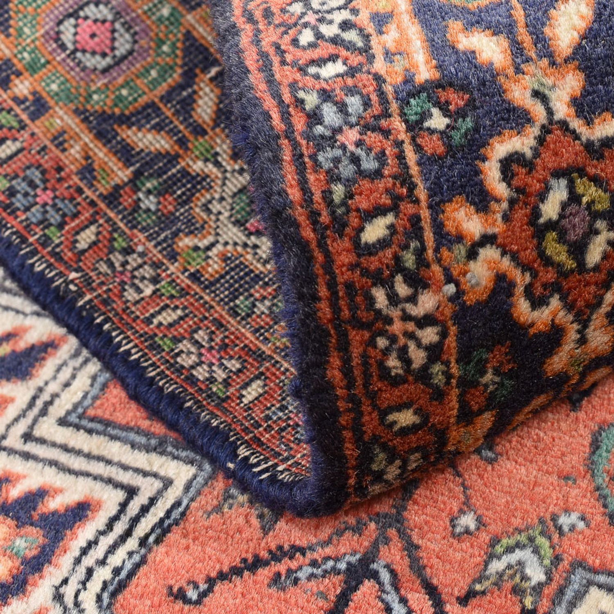 Persisk matta - Nomadic - 135 x 75 cm - terrakotta