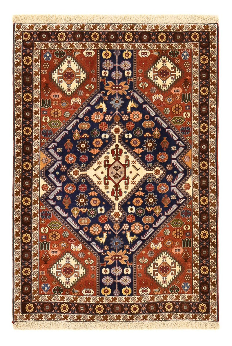 Gabbeh-matta - Kashkuli Persiska - 148 x 103 cm - flerfärgad