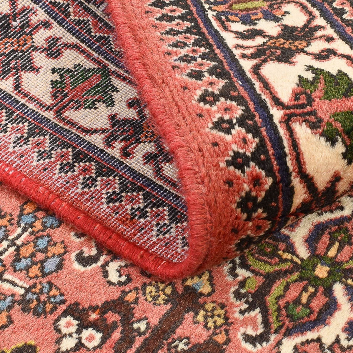 Persisk matta - Nomadic - 158 x 113 cm - ljusröd