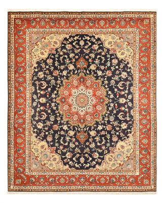 Persisk matta - Tabriz - Royal - 255 x 205 cm - mörkblå
