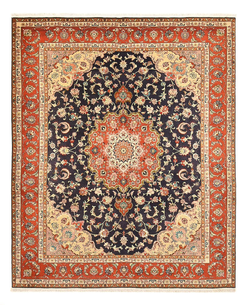 Persisk matta - Tabriz - Royal - 255 x 205 cm - mörkblå