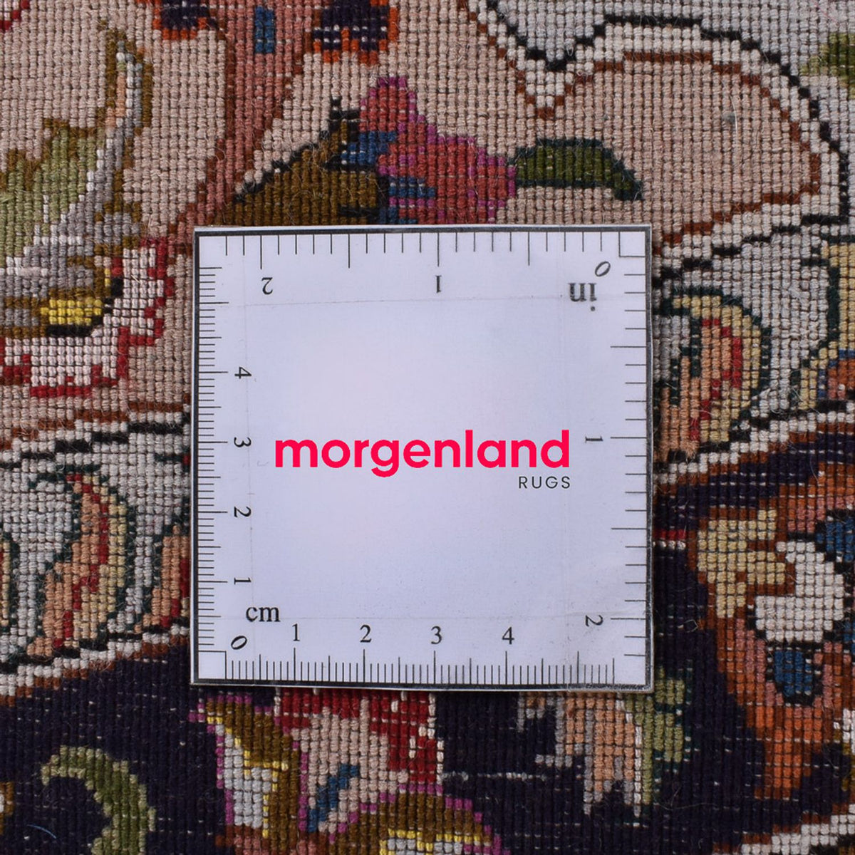 Persisk matta - Tabriz - Premium runt  - 300 x 300 cm - röd