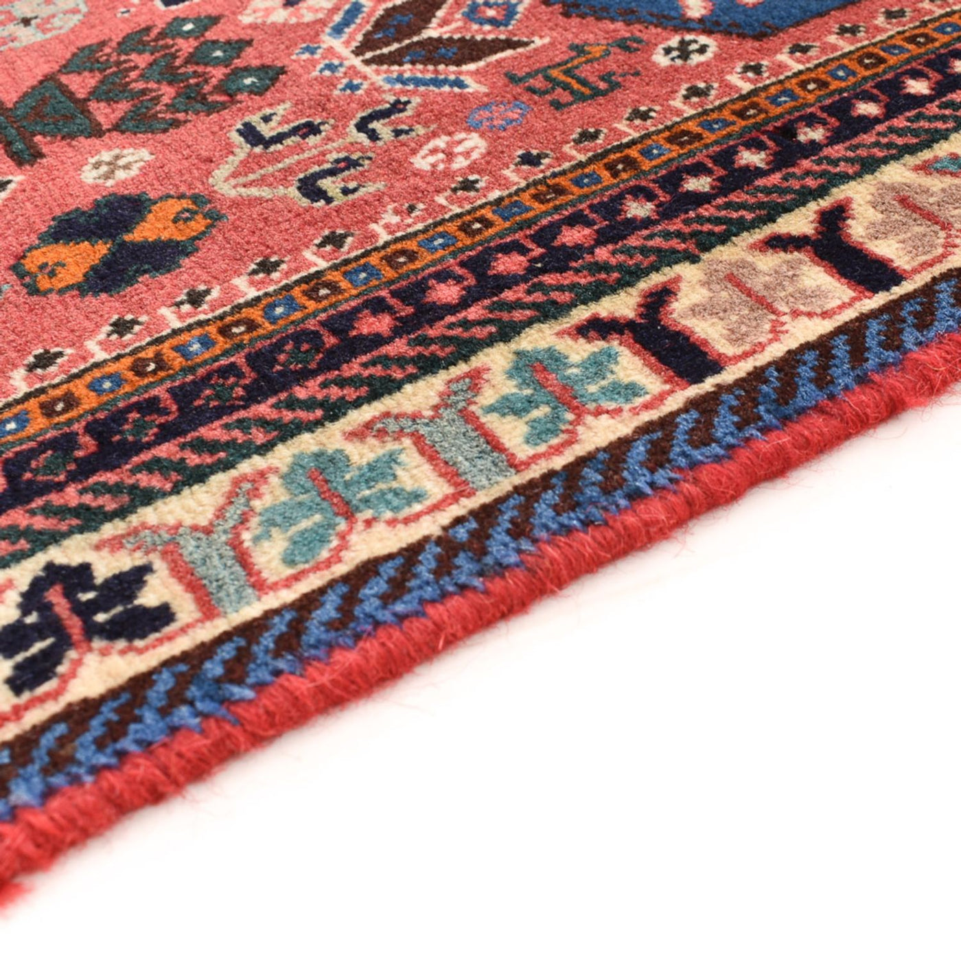 Runner Gabbeh-matta - Kashkuli Persiska - 296 x 80 cm - röd