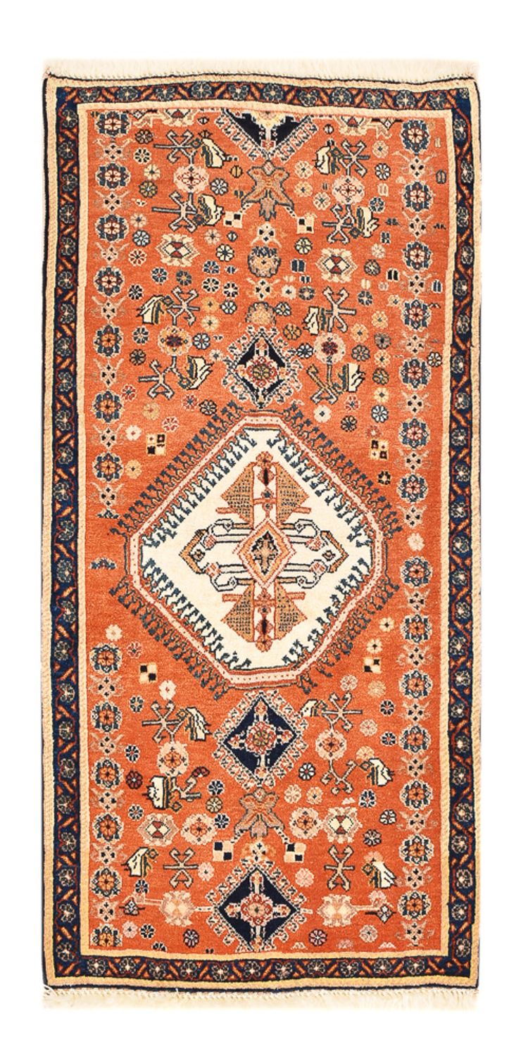 Persisk matta - Nomadic - 124 x 64 cm - orange