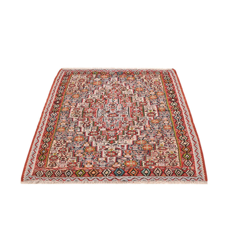 Kelim Carpet - orientalisk matta - 145 x 118 cm - terrakotta