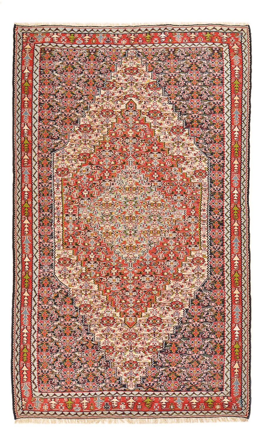 Kelim Carpet - orientalisk matta - 254 x 150 cm - terrakotta